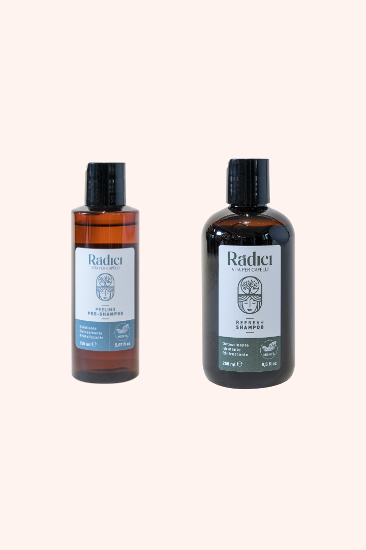 Peeling Pre-Shampoo (150 ml) & Refresh Shampoo (250 ml)