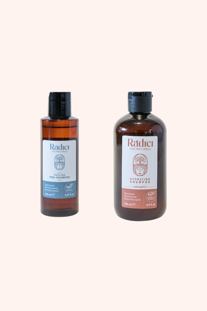 Peeling Pre-Shampoo  (150 ml) & Hydrating Shampoo (250 ml)